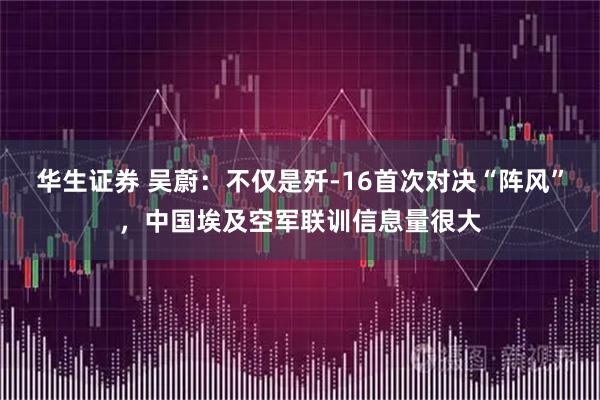 华生证券 吴蔚：不仅是歼-16首次对决“阵风”，中国埃及空军联训信息量很大