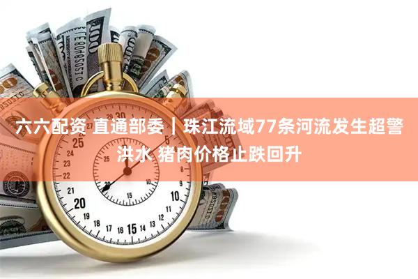 六六配资 直通部委｜珠江流域77条河流发生超警洪水 猪肉价格止跌回升
